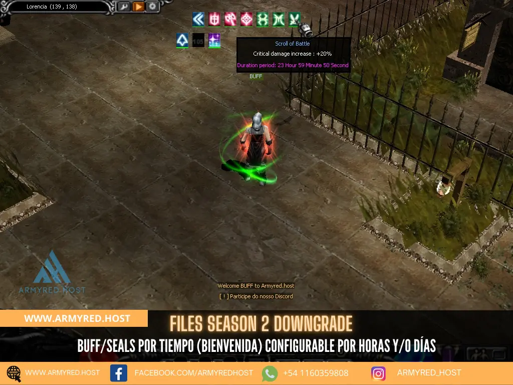 Buffs/Seals por tiempo